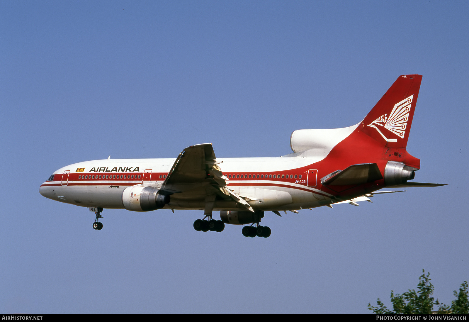 Aircraft Photo of JY-AGB | Lockheed L-1011-385-3 TriStar 500 | AirLanka | AirHistory.net #505772
