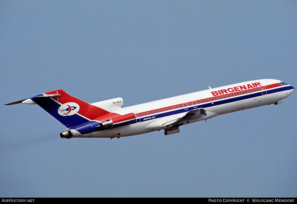 Aircraft Photo of 7O-ACX | Boeing 727-2N8/Adv | Birgenair | AirHistory.net #505775