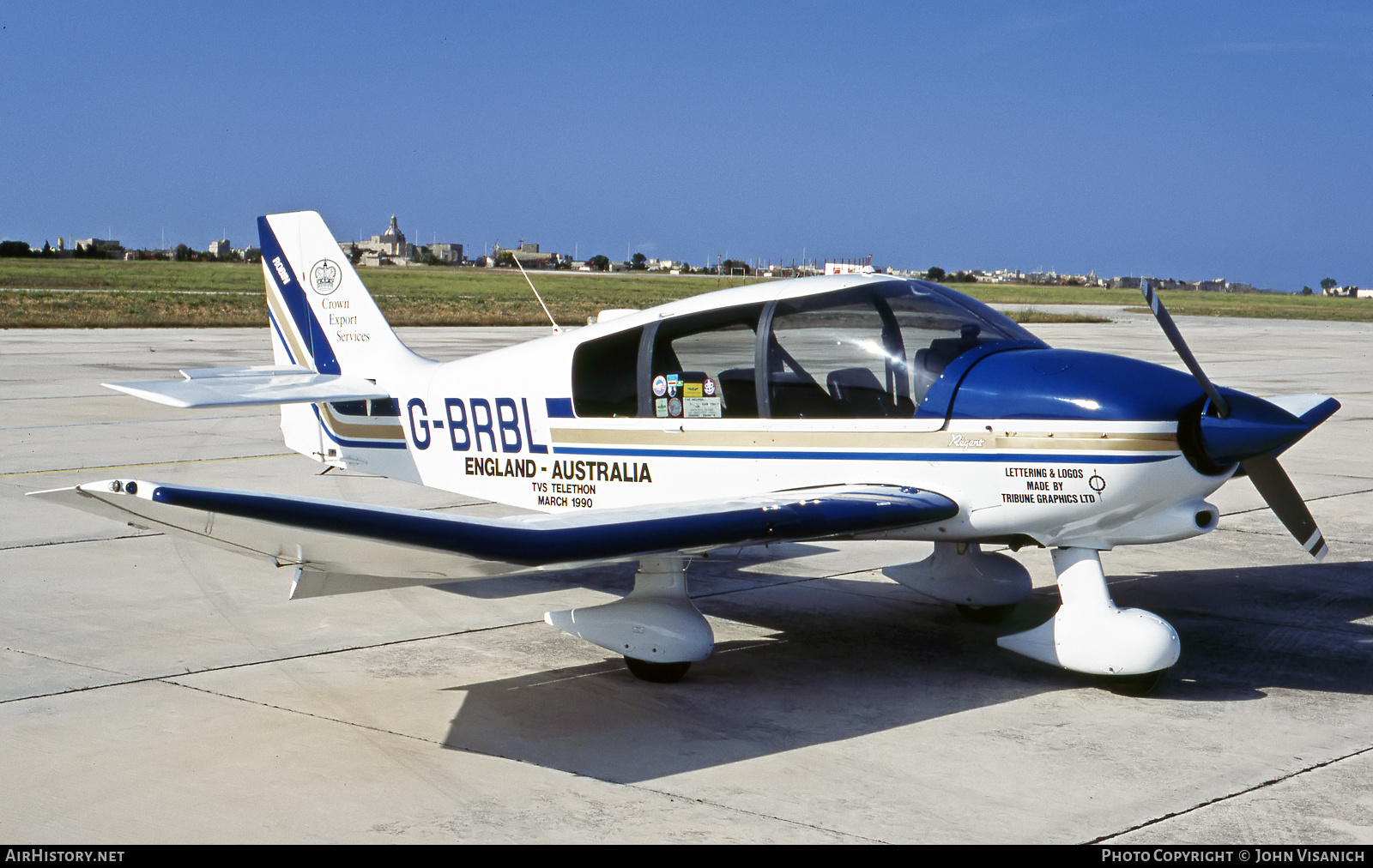 Aircraft Photo of G-BRBL | Robin DR-400-180 Regent | Crown Export Services | AirHistory.net #505809