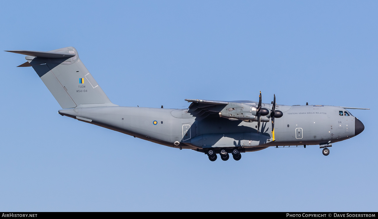 Aircraft Photo of M54-04 | Airbus A400M Atlas | Malaysia - Air Force | AirHistory.net #505832