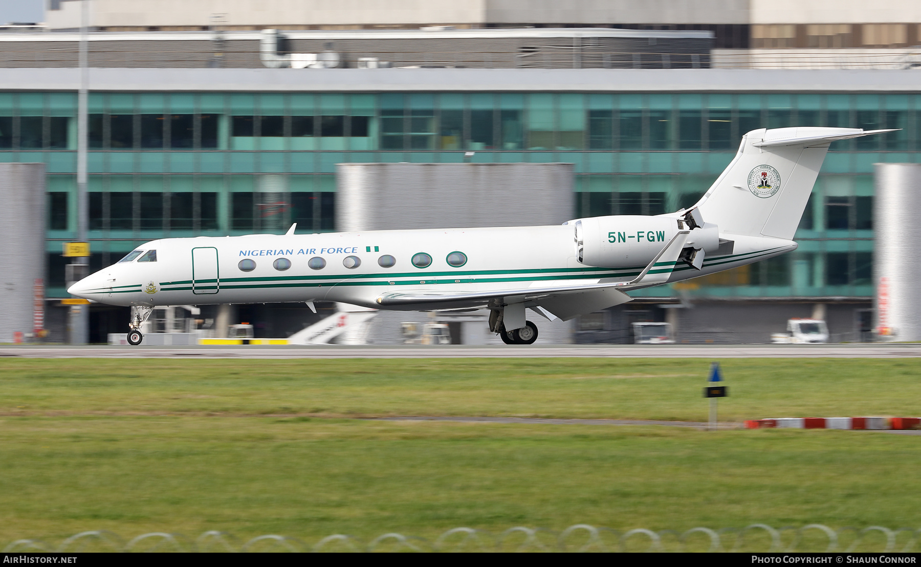 Aircraft Photo of 5N-FGW | Gulfstream Aerospace G-V-SP Gulfstream G550 | Nigeria - Air Force | AirHistory.net #505834