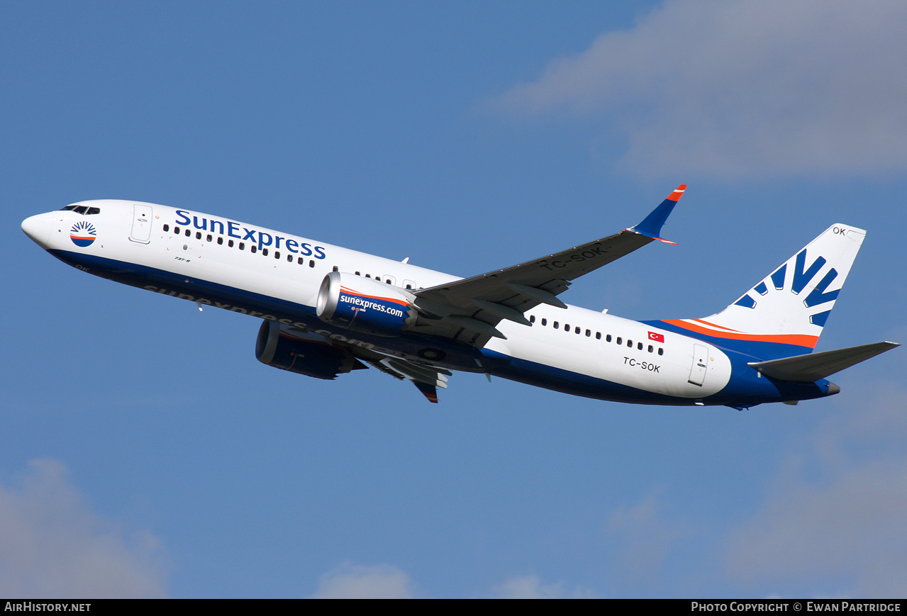 Aircraft Photo of TC-SOK | Boeing 737-8 Max 8 | SunExpress | AirHistory.net #505839