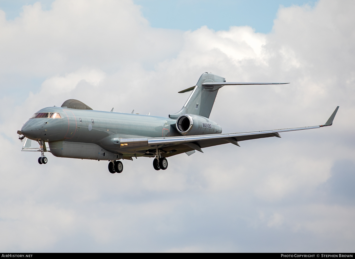 Aircraft Photo of N691BD | Bombardier Sentinel R.1 (BD-700-1A10) | AirHistory.net #505841