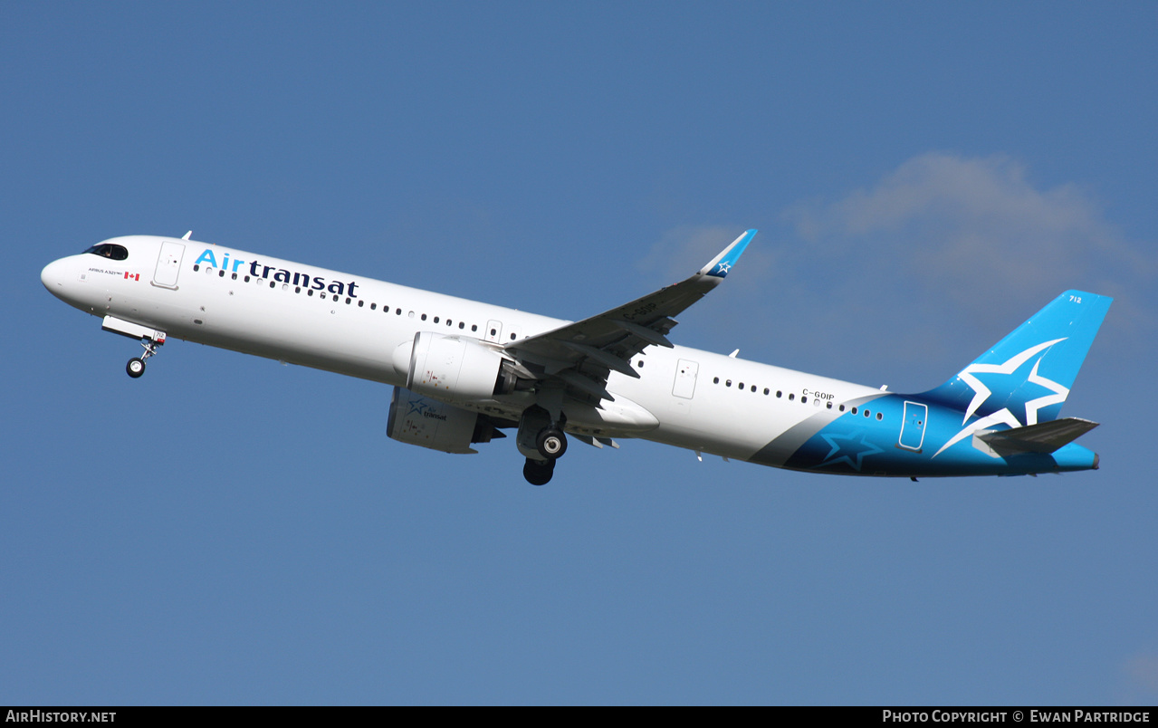 Aircraft Photo of C-GOIP | Airbus A321-271NX | Air Transat | AirHistory.net #505845