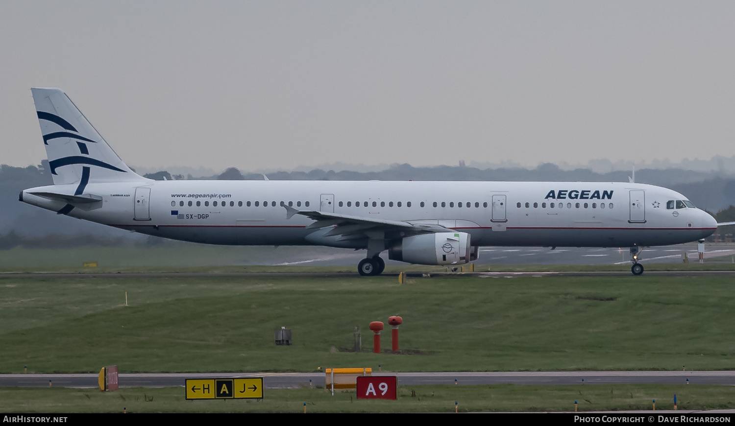 Aircraft Photo of SX-DGP | Airbus A321-232 | Aegean Airlines | AirHistory.net #505887
