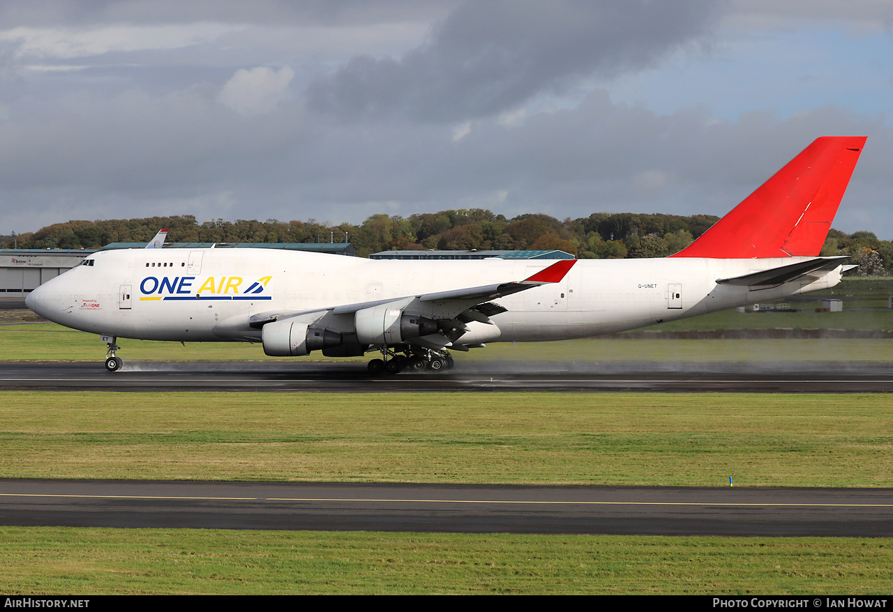 Aircraft Photo of G-UNET | Boeing 747-433(BDSF) | One Air | AirHistory.net #505898