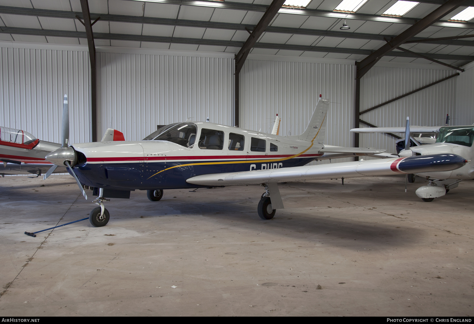 Aircraft Photo of G-BHBG | Piper PA-32R-300 Cherokee Lance | Team Tischer | AirHistory.net #505899