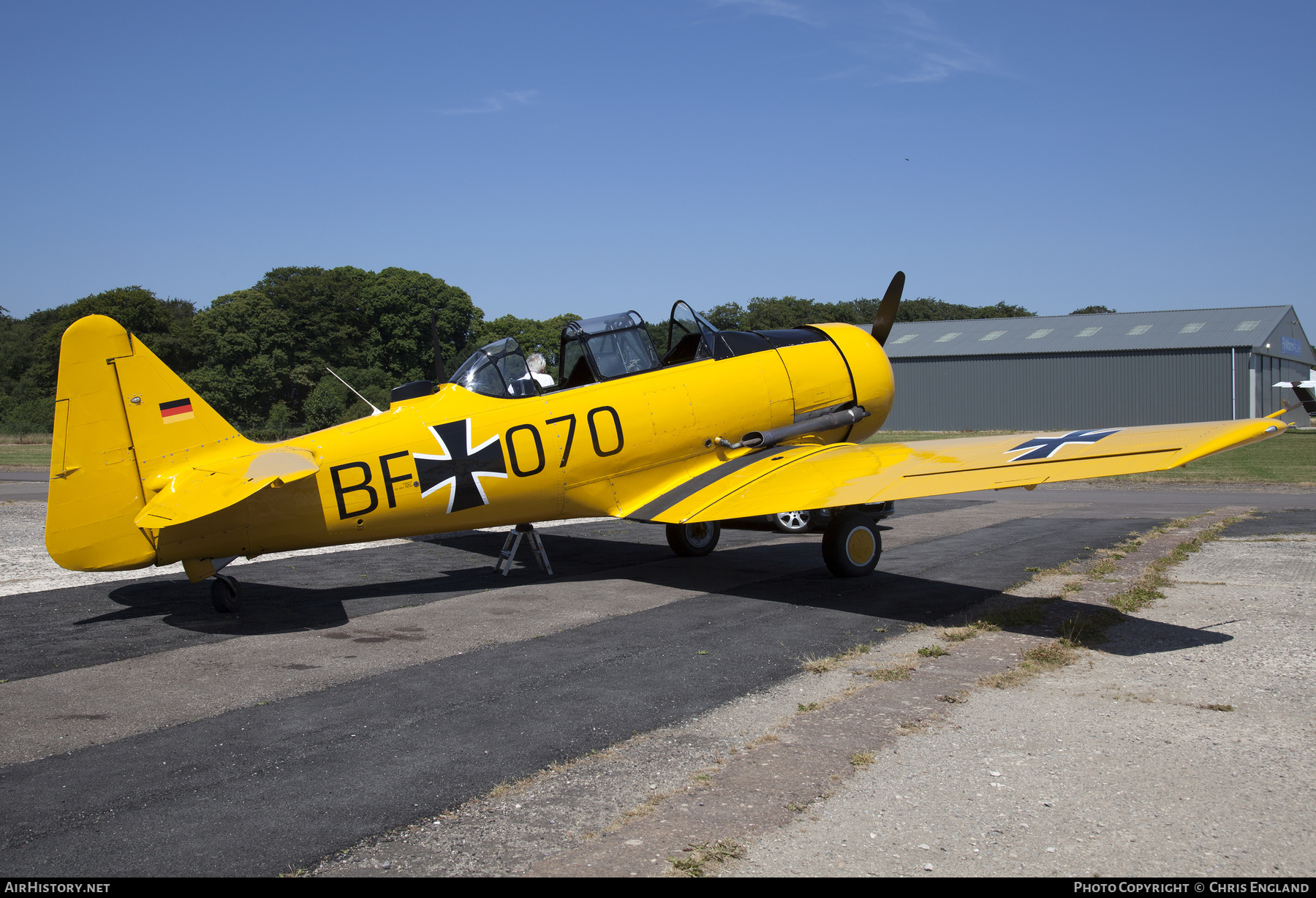 Aircraft Photo of G-CHYN / BF-070 | North American T-6J Texan | Germany - Air Force | AirHistory.net #505904