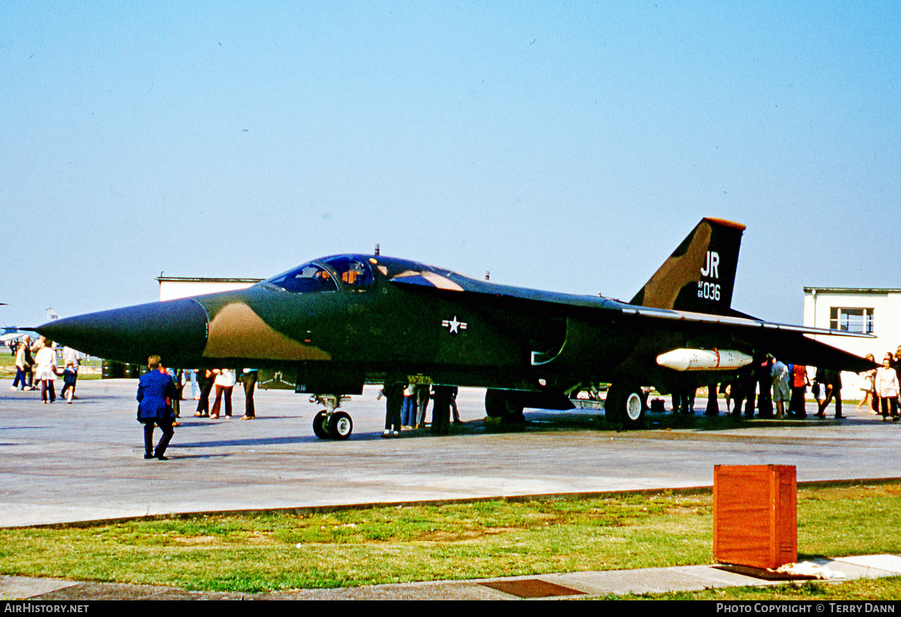 Aircraft Photo of 68-0036 / AF68-036 | General Dynamics F-111E Aardvark | USA - Air Force | AirHistory.net #505920