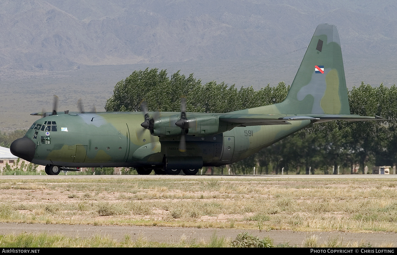 Aircraft Photo of 591 | Lockheed C-130B Hercules (L-282) | Uruguay - Air Force | AirHistory.net #505974