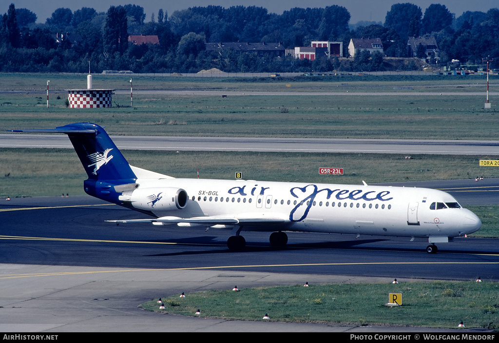 Aircraft Photo of SX-BGL | Fokker 100 (F28-0100) | Air Greece | AirHistory.net #505996