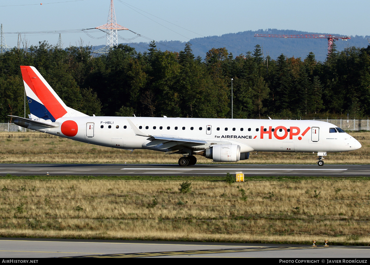 Aircraft Photo of F-HBLI | Embraer 190STD (ERJ-190-100STD) | Hop! | AirHistory.net #506027