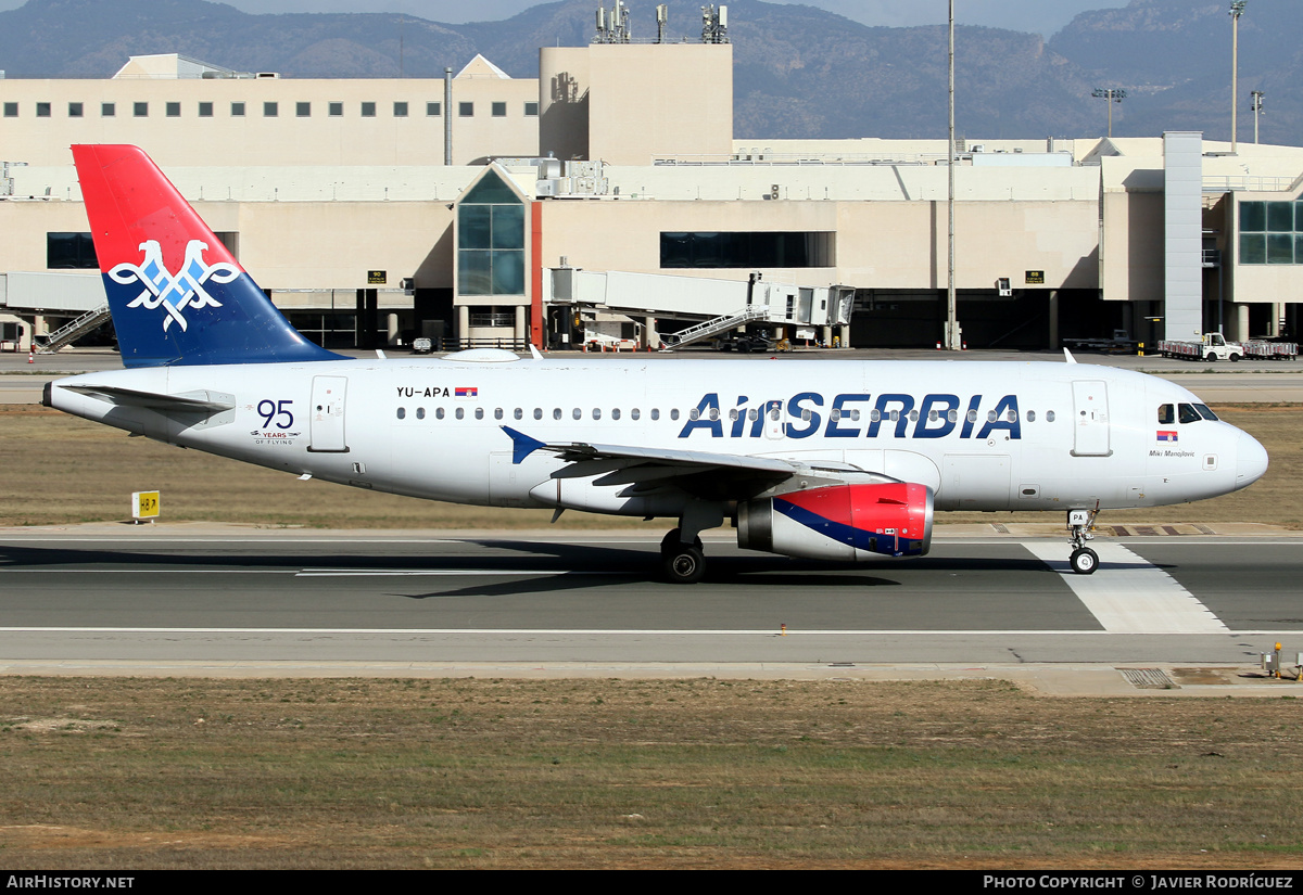 Aircraft Photo of YU-APA | Airbus A319-132 | Air Serbia | AirHistory.net #506047