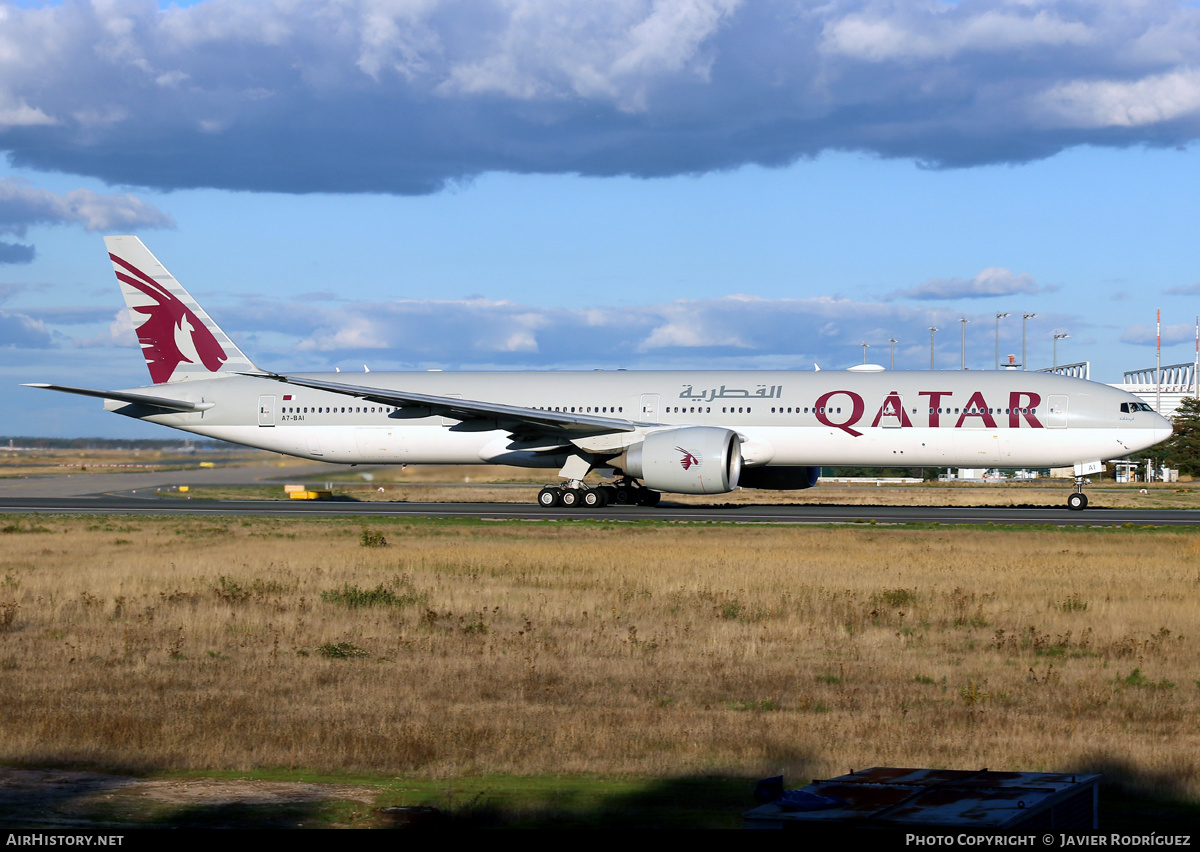 Aircraft Photo of A7-BAI | Boeing 777-3DZ/ER | Qatar Airways | AirHistory.net #506048