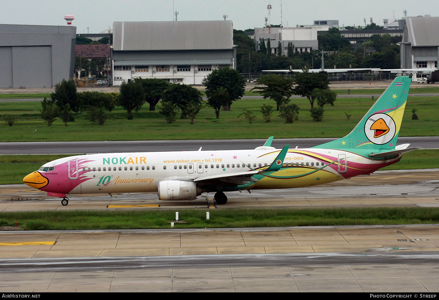 Aircraft Photo of HS-DBQ | Boeing 737-86J | Nok Air | AirHistory.net #506068