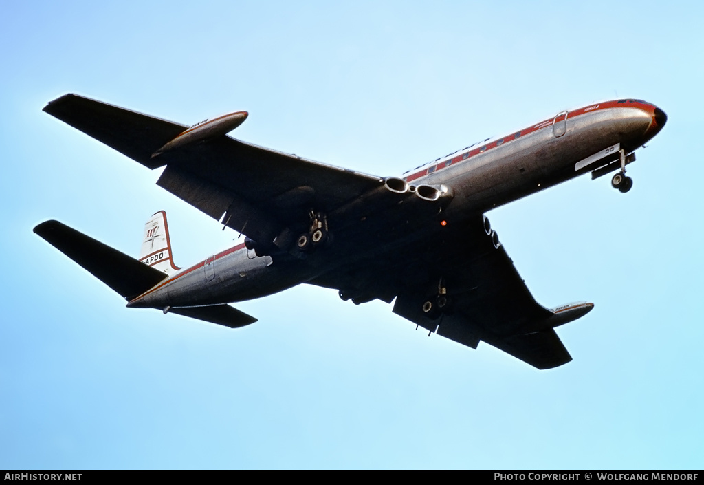 Aircraft Photo of G-APDO | De Havilland D.H. 106 Comet 4 | Dan-Air London | AirHistory.net #506072