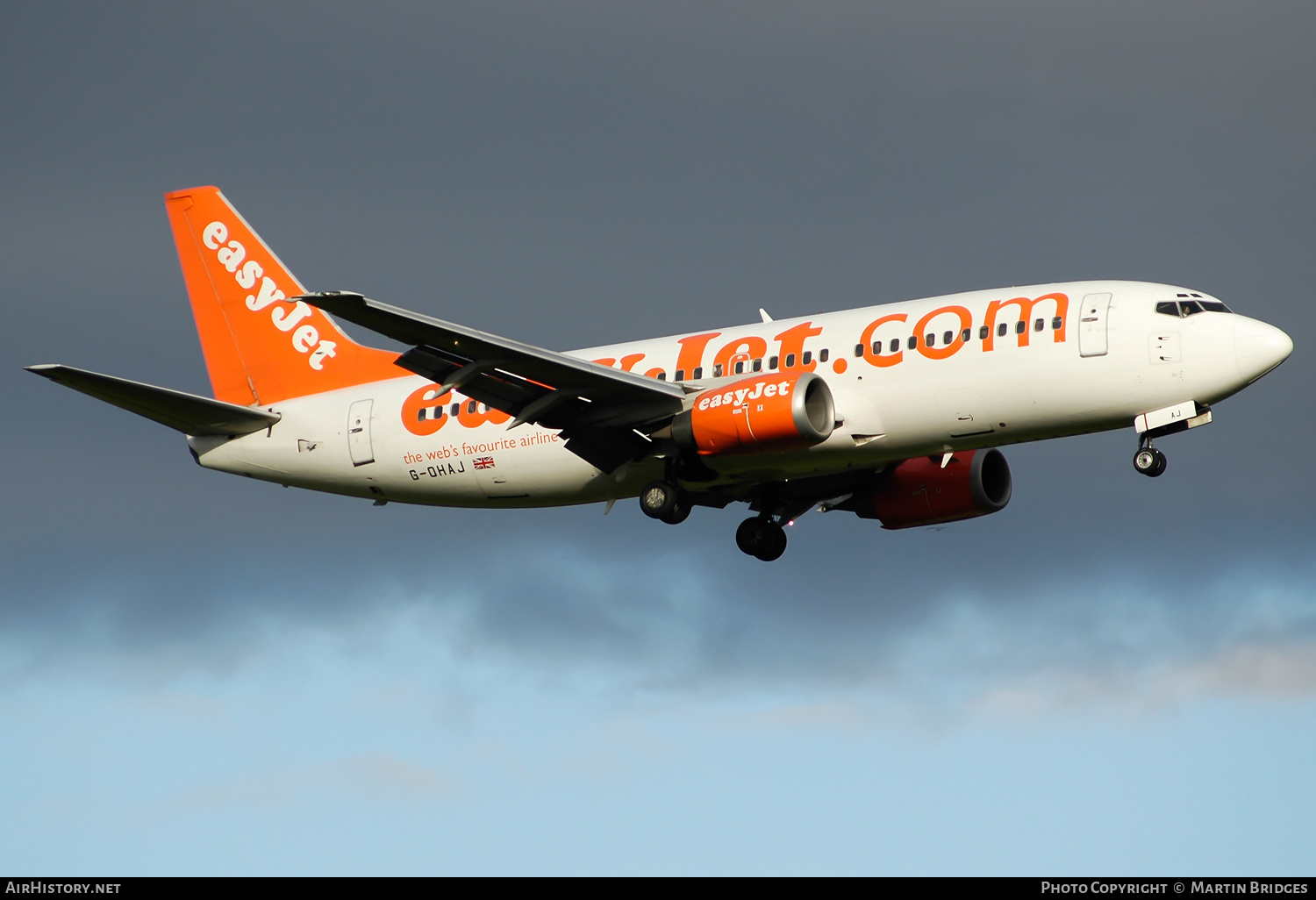 Aircraft Photo of G-OHAJ | Boeing 737-36Q | EasyJet | AirHistory.net #506082