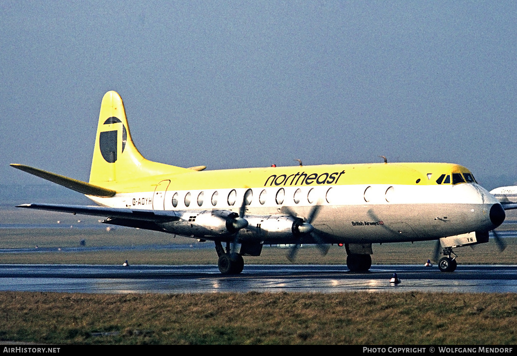 Aircraft Photo of G-AOYH | Vickers 806 Viscount | Northeast Airlines | AirHistory.net #506094