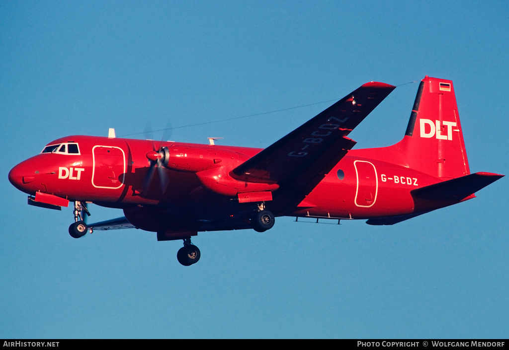 Aircraft Photo of G-BCDZ | Hawker Siddeley HS-748 Srs2/227 | DLT - Deutsche Luftverkehrsgesellschaft | AirHistory.net #506100