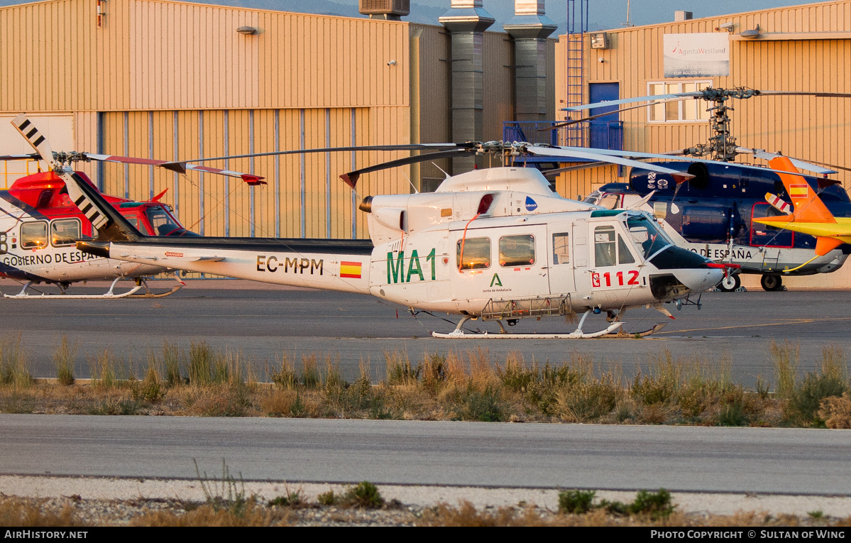 Aircraft Photo of EC-MPM | Bell 412SP | Junta de Andalucía - Consejería de Salud | AirHistory.net #506119