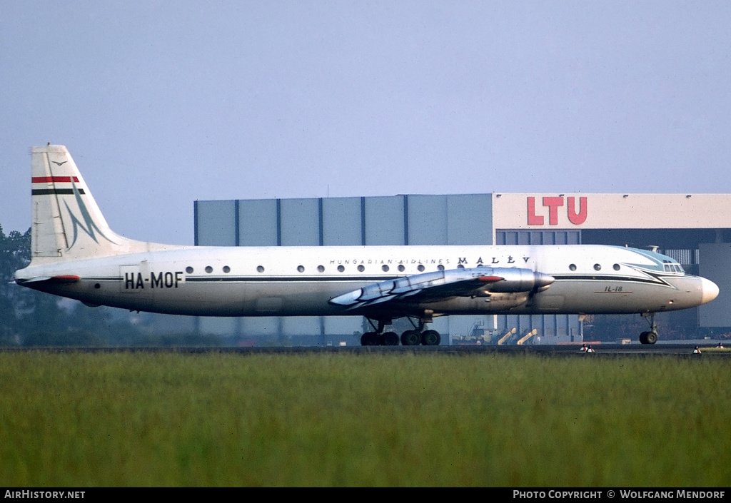 Aircraft Photo of HA-MOF | Ilyushin Il-18V | Malév - Hungarian Airlines | AirHistory.net #506123