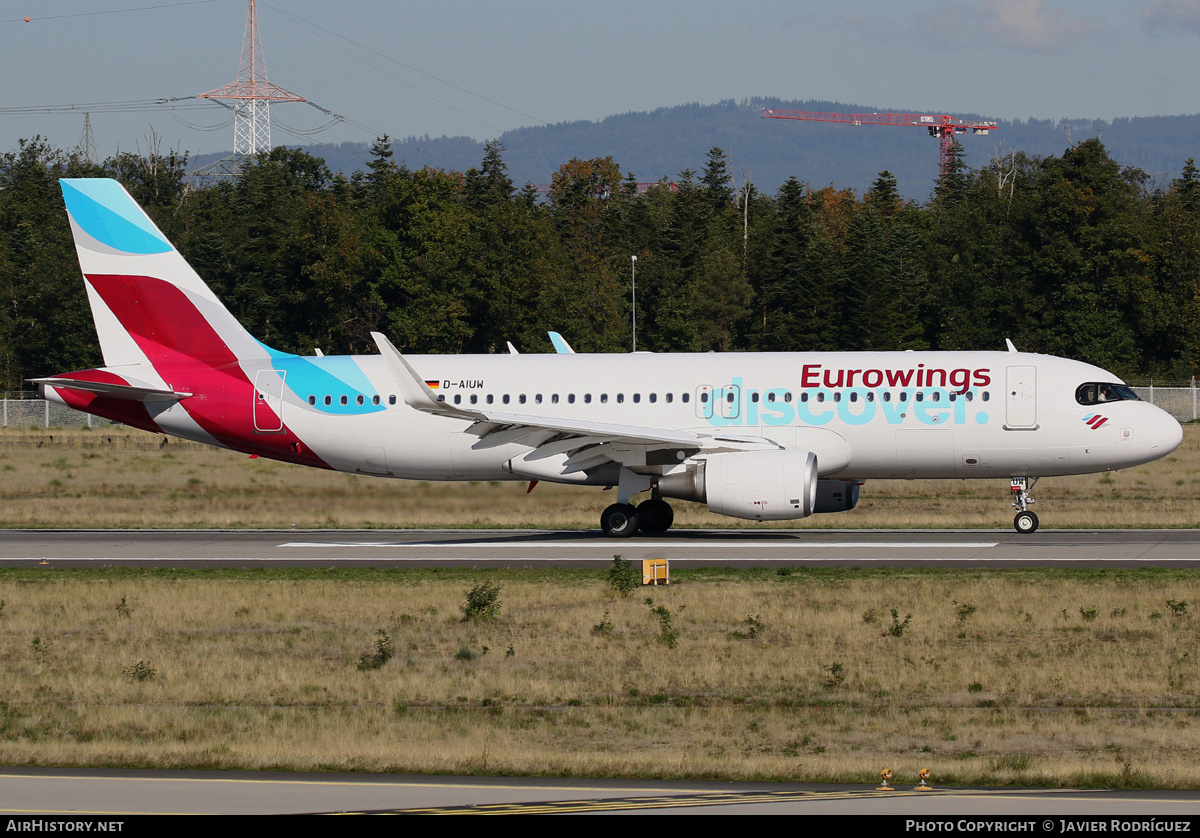 Aircraft Photo of D-AIUW | Airbus A320-214 | Eurowings Discover | AirHistory.net #506125