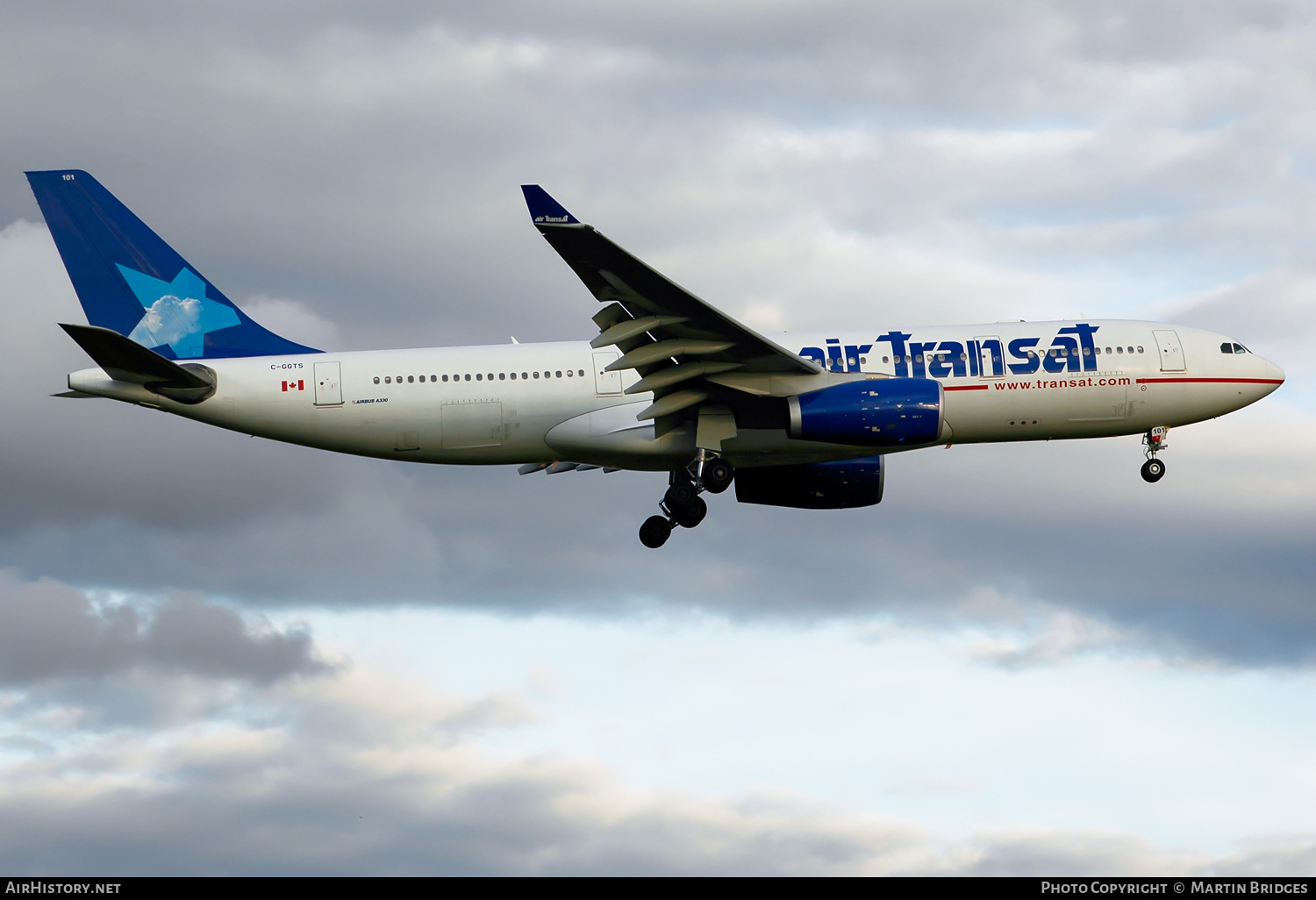 Aircraft Photo of C-GGTS | Airbus A330-243 | Air Transat | AirHistory.net #506126