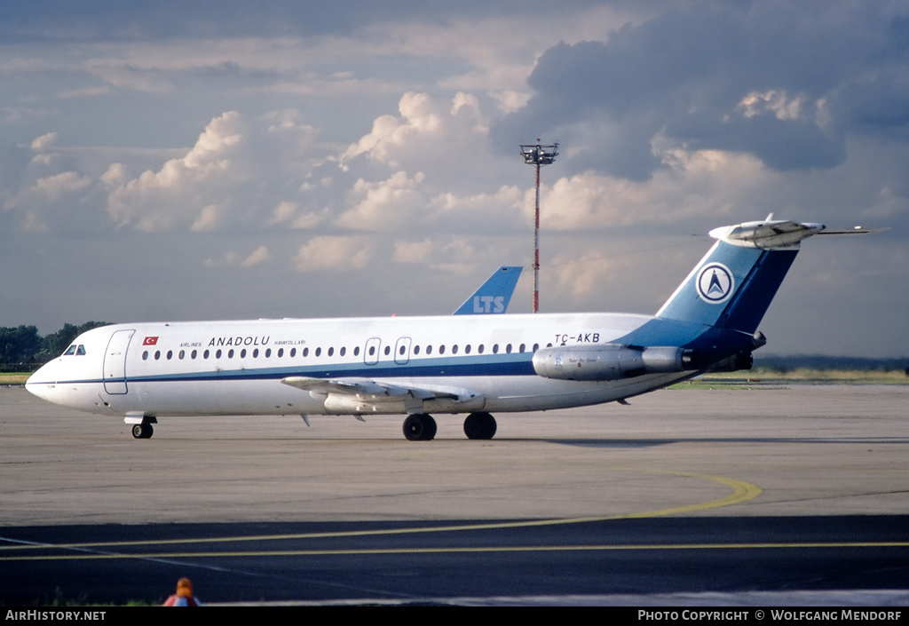Aircraft Photo of TC-AKB | BAC 111-525FT One-Eleven | Anadolu Hava Yollari | AirHistory.net #506130