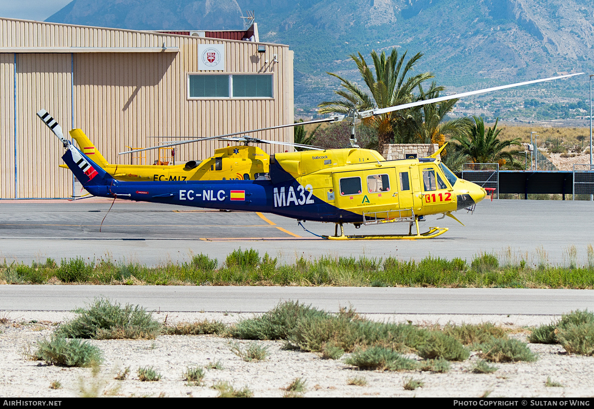 Aircraft Photo of EC-NLC | Bell 212 Twin Two-Twelve | Babcock International | Junta de Andalucía - Consejería de Salud | AirHistory.net #506134