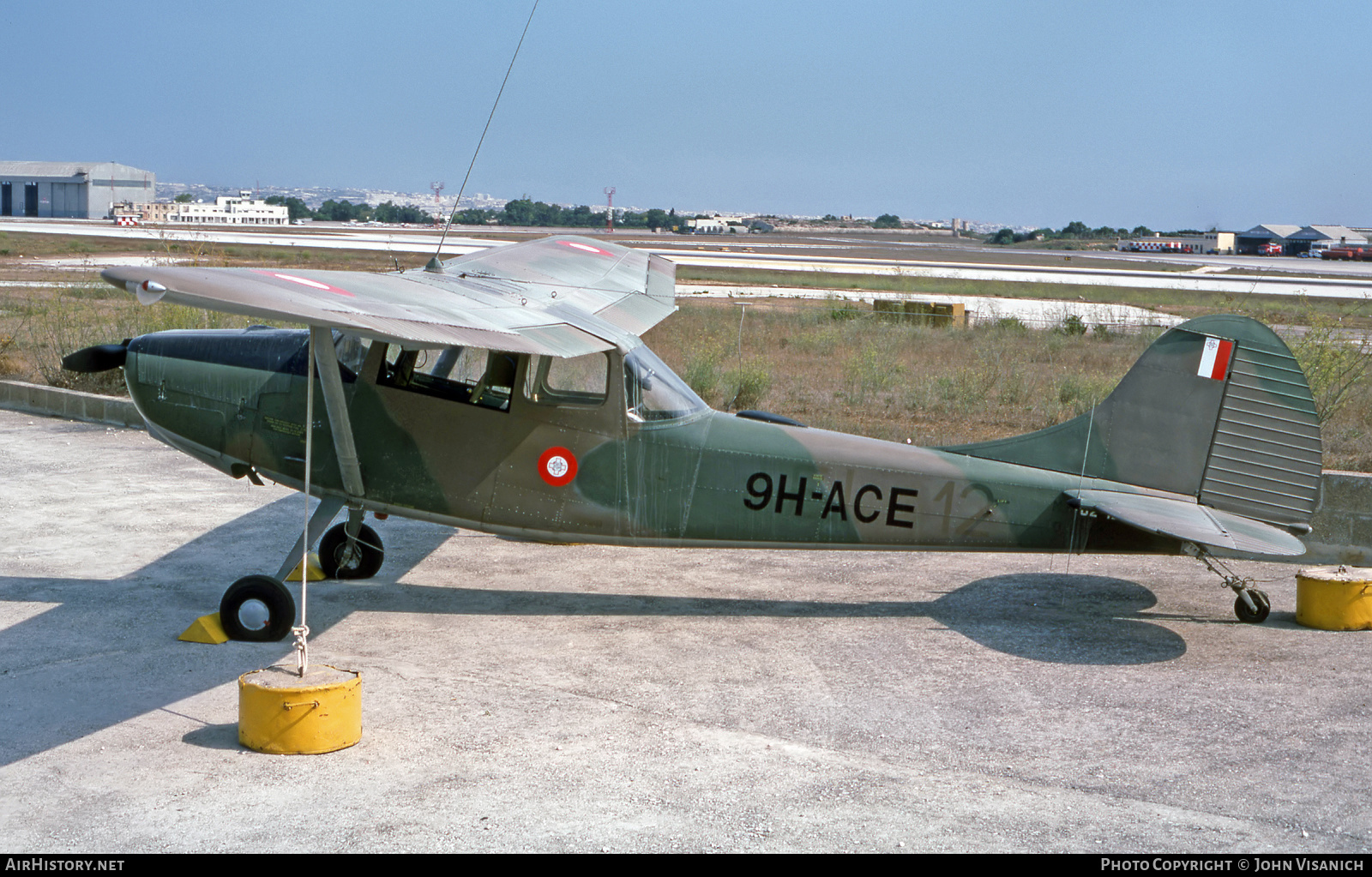 Aircraft Photo of 9H-ACE / 62-12281 | Cessna O-1E Bird Dog (305C/L-19E) | Malta - Air Force | AirHistory.net #506141