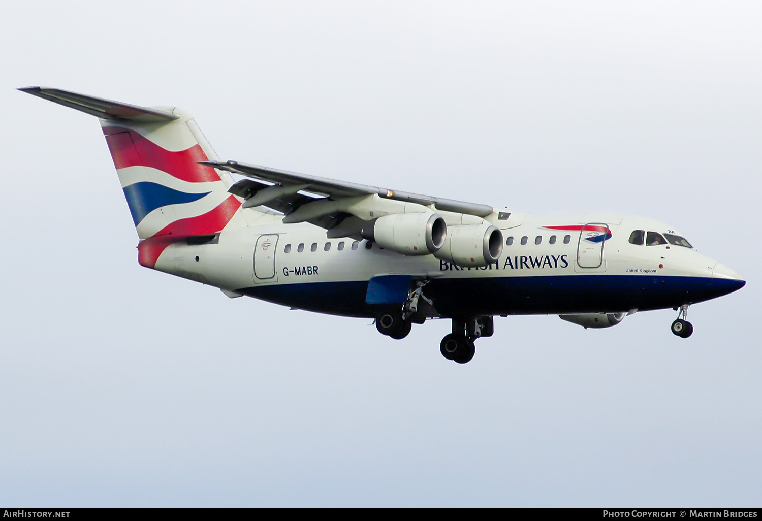 Aircraft Photo of G-MABR | British Aerospace BAe-146-100 | British Airways | AirHistory.net #506148