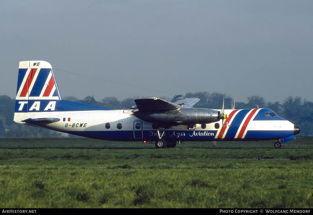 Aircraft Photo of G-BCWE | Handley Page HPR-7 Herald 206 | Trans Azur Aviation - TAA | AirHistory.net #506167