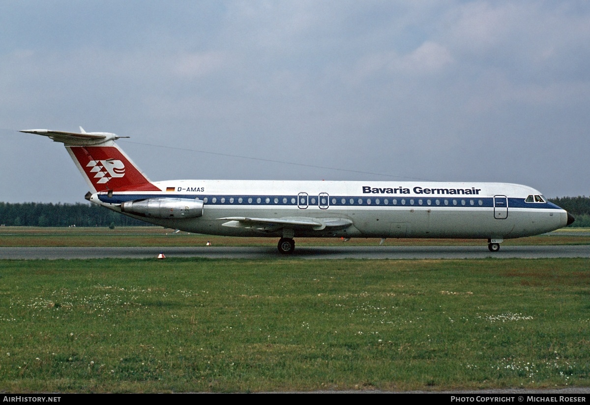 Aircraft Photo of D-AMAS | BAC 111-515FB One-Eleven | Bavaria Germanair | AirHistory.net #506180