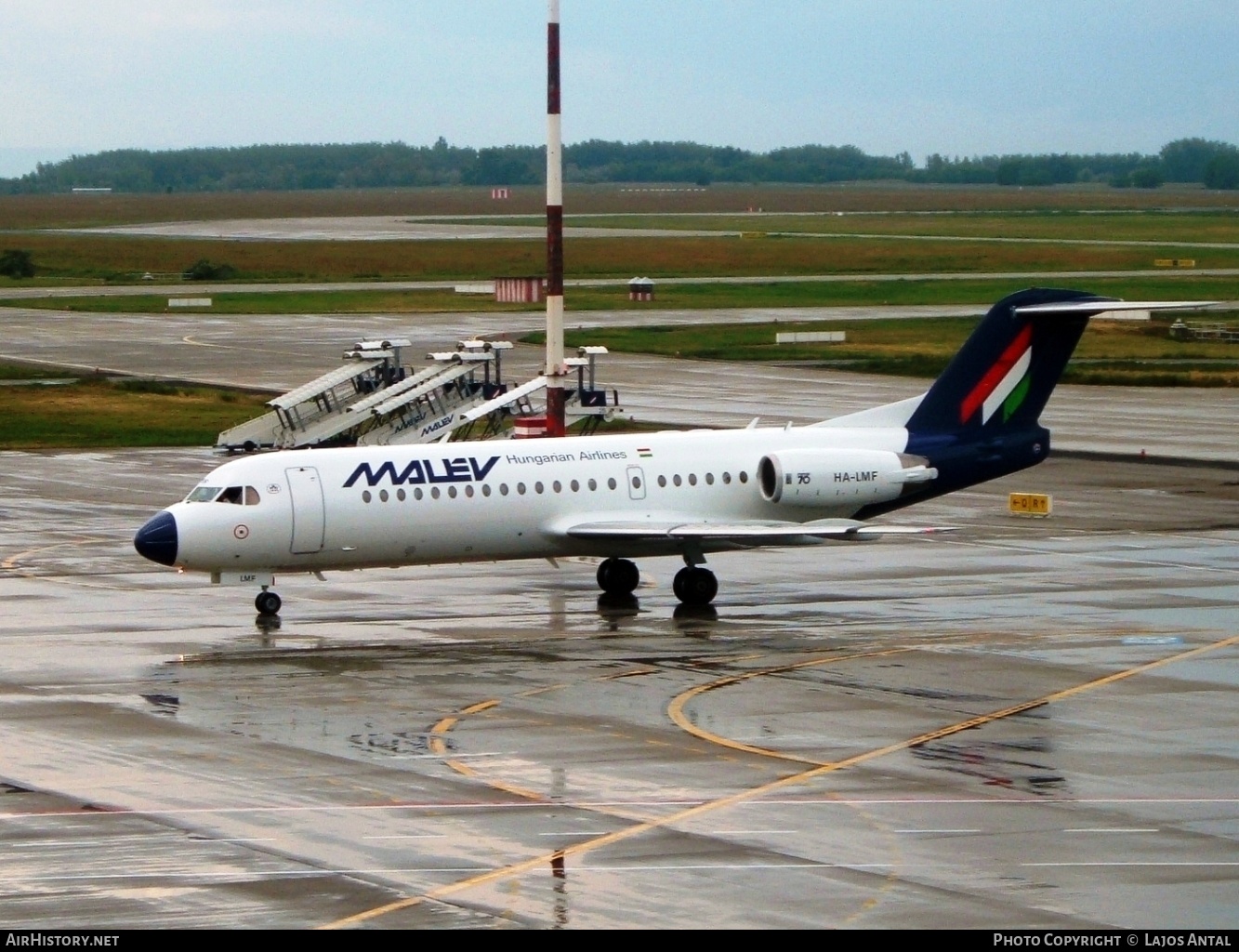 Aircraft Photo of HA-LMF | Fokker 70 (F28-0070) | Malév - Hungarian Airlines | AirHistory.net #506188