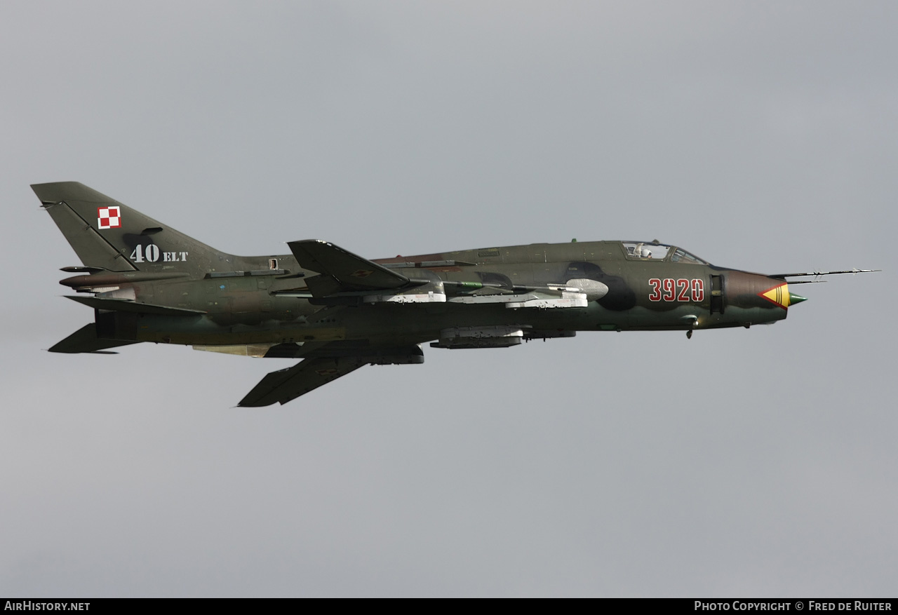 Aircraft Photo of 3920 | Sukhoi Su-22M4 | Poland - Air Force | AirHistory.net #506215