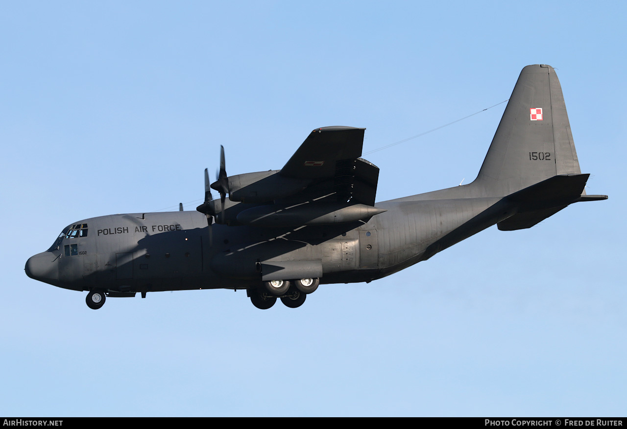 Aircraft Photo of 1502 | Lockheed C-130E Hercules (L-382) | Poland - Air Force | AirHistory.net #506224