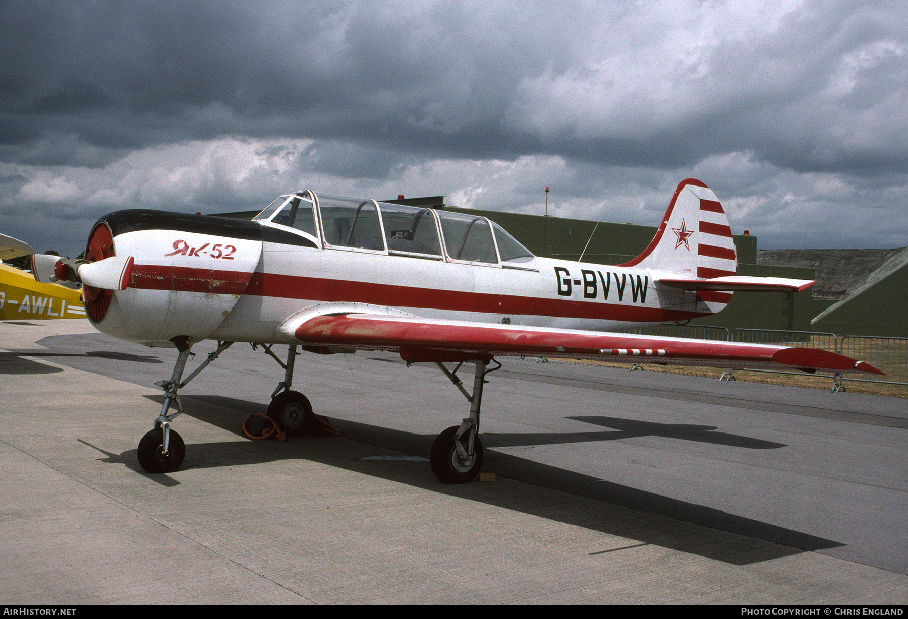 Aircraft Photo of G-BVVW | Yakovlev Yak-52 | AirHistory.net #506240