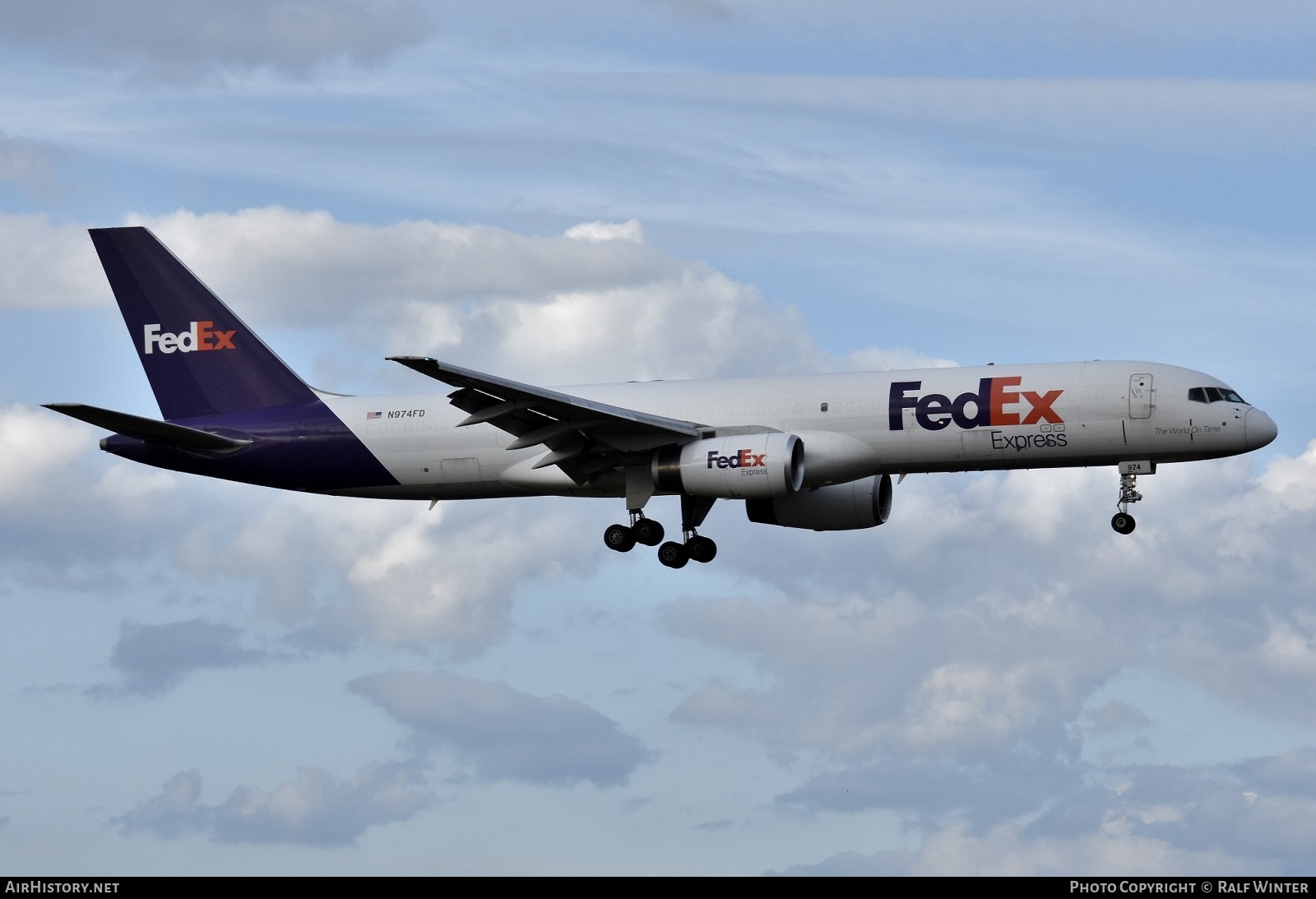 Aircraft Photo of N974FD | Boeing 757-2Y0(PCC) | FedEx Express | AirHistory.net #506257