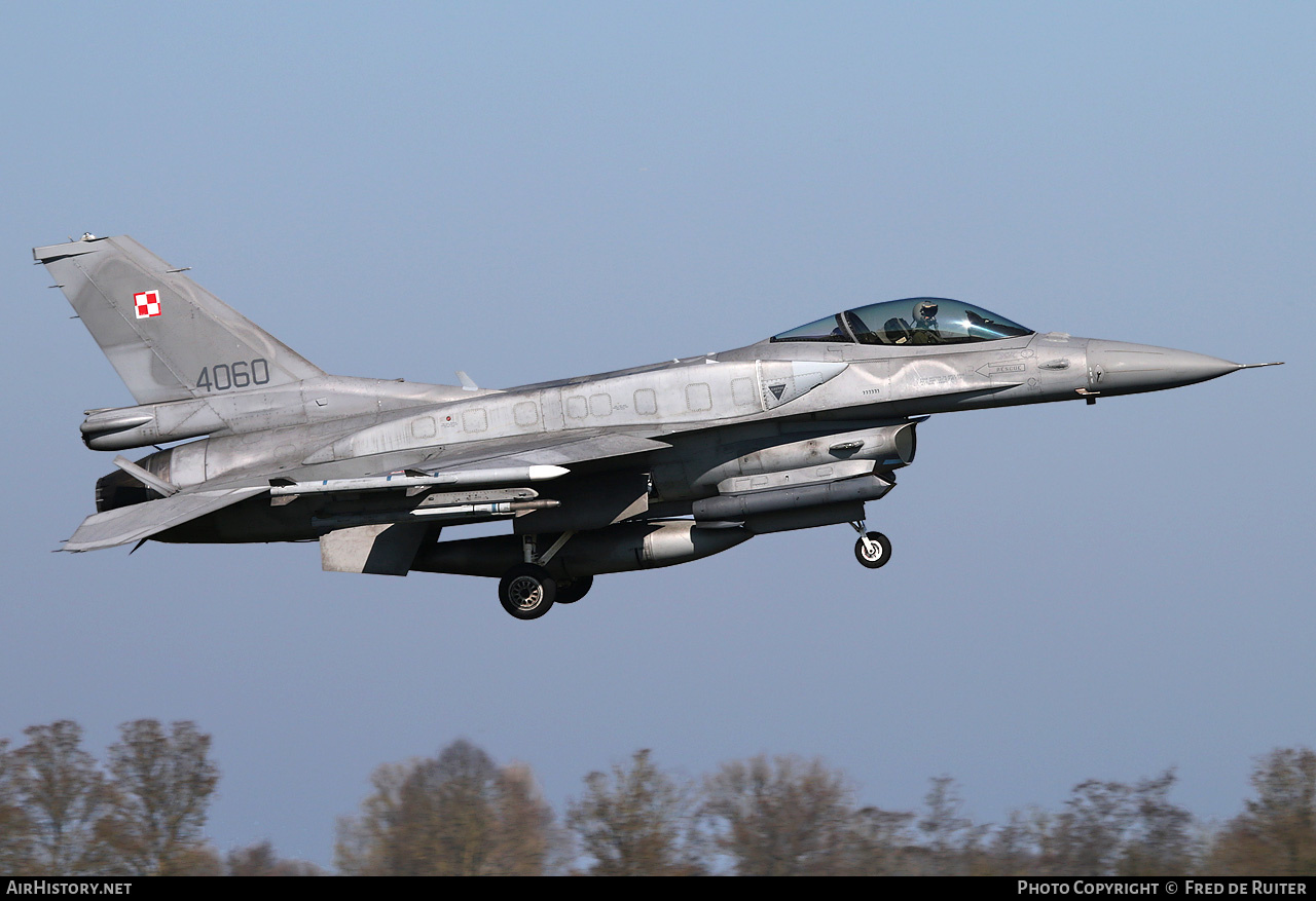 Aircraft Photo of 4060 | General Dynamics F-16C Fighting Falcon | Poland - Air Force | AirHistory.net #506258
