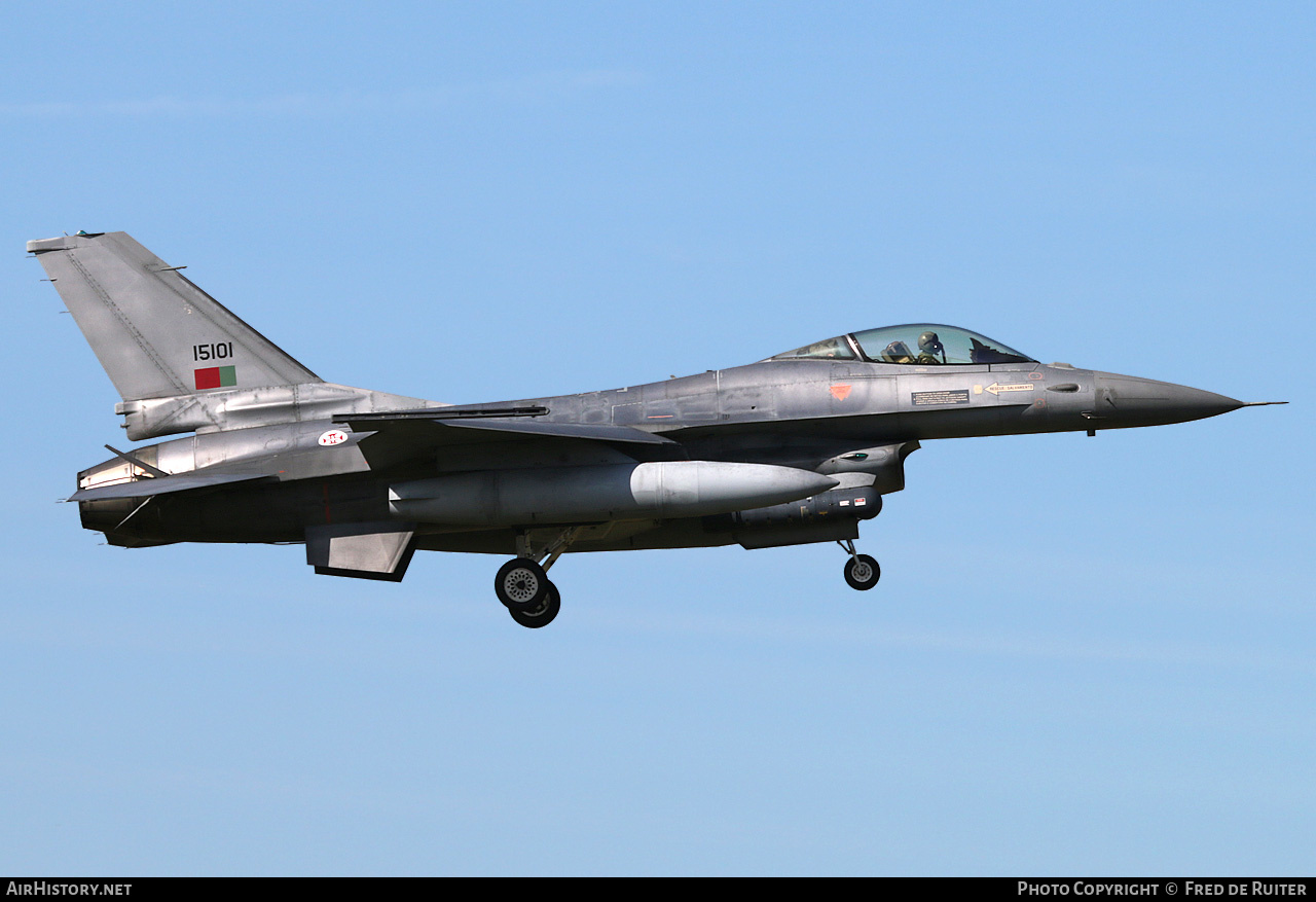 Aircraft Photo of 15101 | General Dynamics F-16AM Fighting Falcon | Portugal - Air Force | AirHistory.net #506266