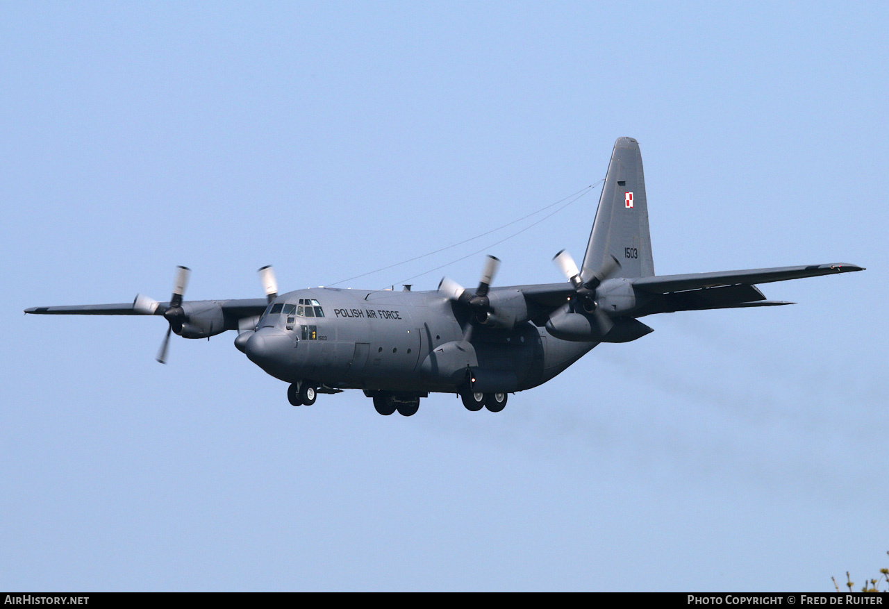 Aircraft Photo of 1503 | Lockheed C-130E Hercules (L-382) | Poland - Air Force | AirHistory.net #506272