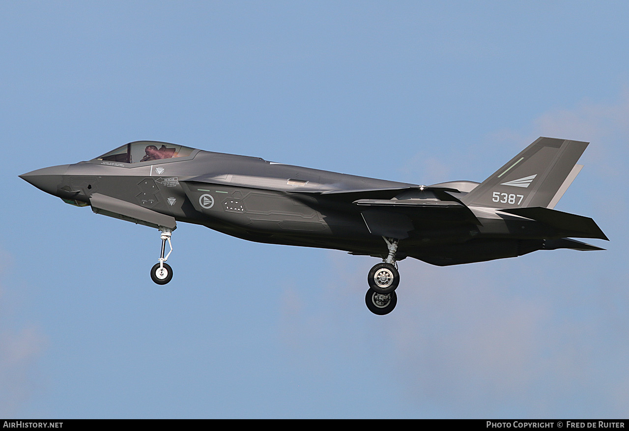 Aircraft Photo of 5387 | Lockheed Martin F-35A Lightning II | Norway - Air Force | AirHistory.net #506273