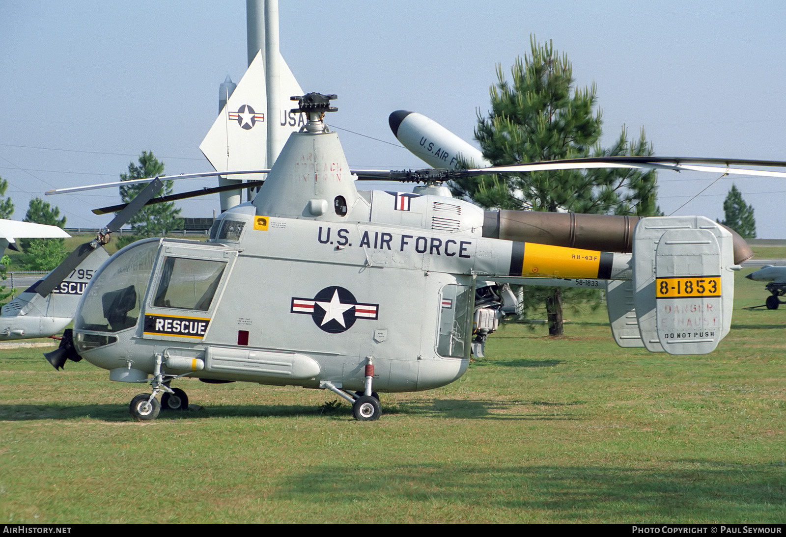 Aircraft Photo of 58-1853 / 8-1853 | Kaman HH-43F Huskie | USA - Air Force | AirHistory.net #506277