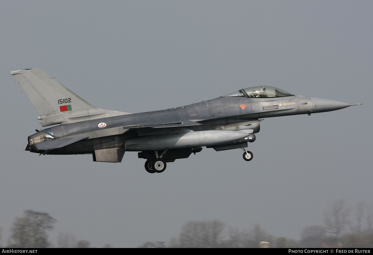 Aircraft Photo of 15102 | Lockheed F-16AM Fighting Falcon | Portugal - Air Force | AirHistory.net #506278