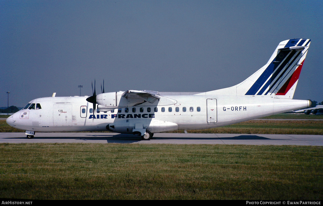 Aircraft Photo of G-ORFH | ATR ATR-42-320 | Air France | AirHistory.net #506283