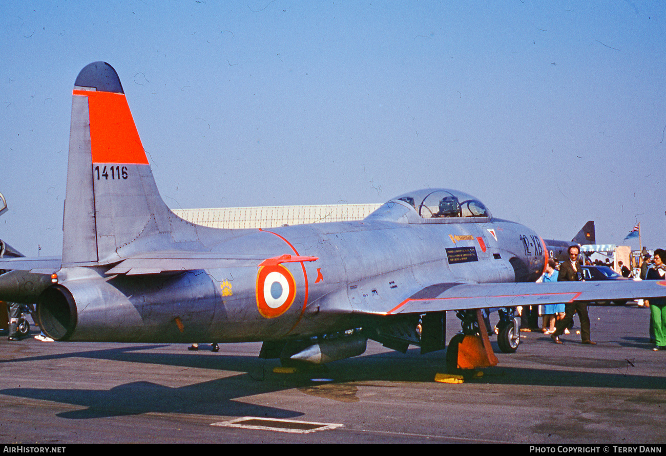 Aircraft Photo of 14116 | Lockheed T-33A | France - Air Force | AirHistory.net #506300