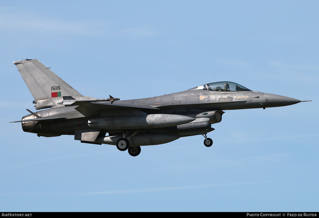 Aircraft Photo of 15115 | General Dynamics F-16AM Fighting Falcon | Portugal - Air Force | AirHistory.net #506311