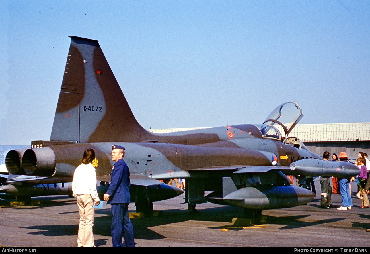 Aircraft Photo of K-4022 | Canadair NF-5B | Netherlands - Air Force | AirHistory.net #506336