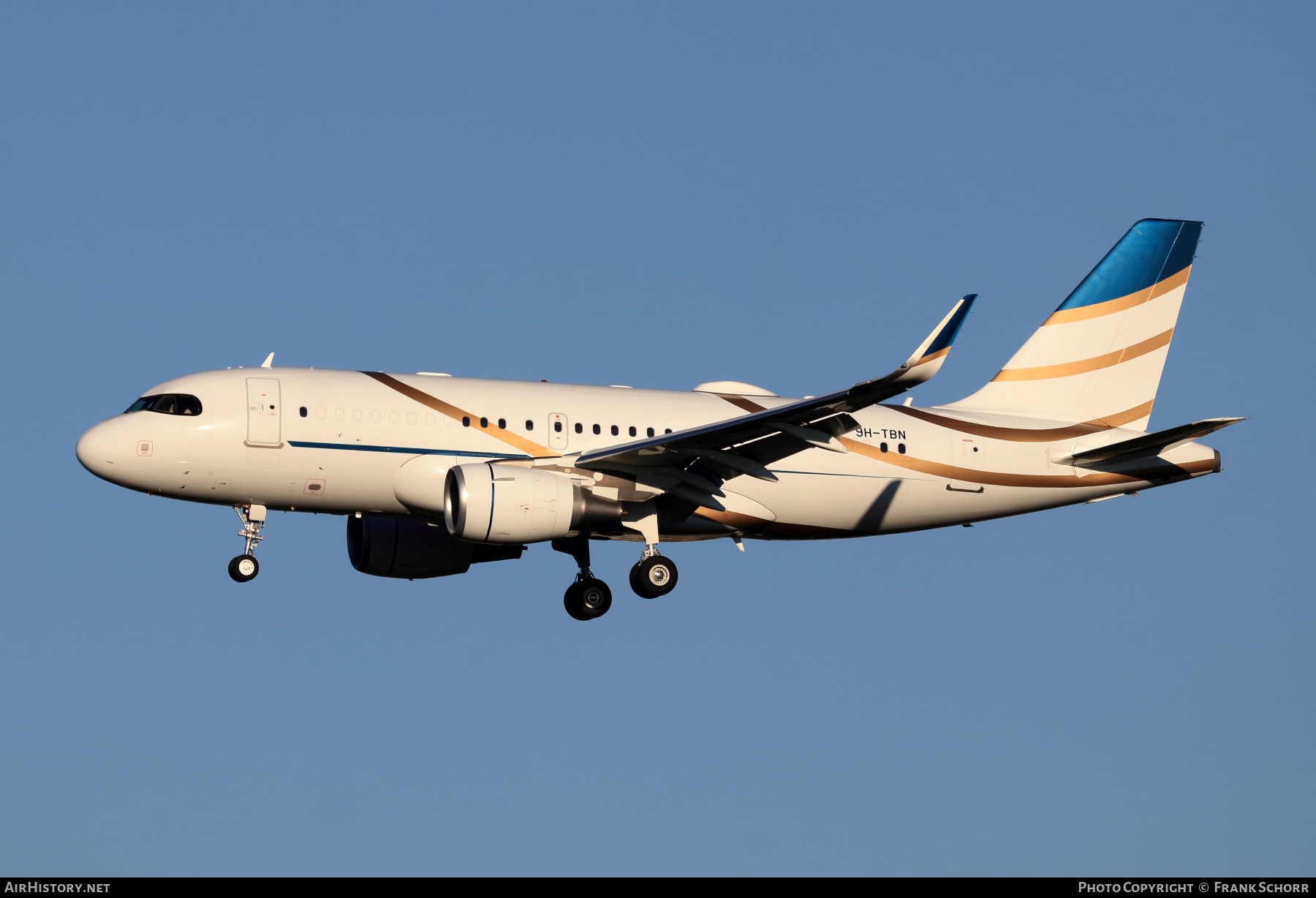 Aircraft Photo of 9H-TBN | Airbus ACJ319 (A319-115/CJ) | AirHistory.net #506338
