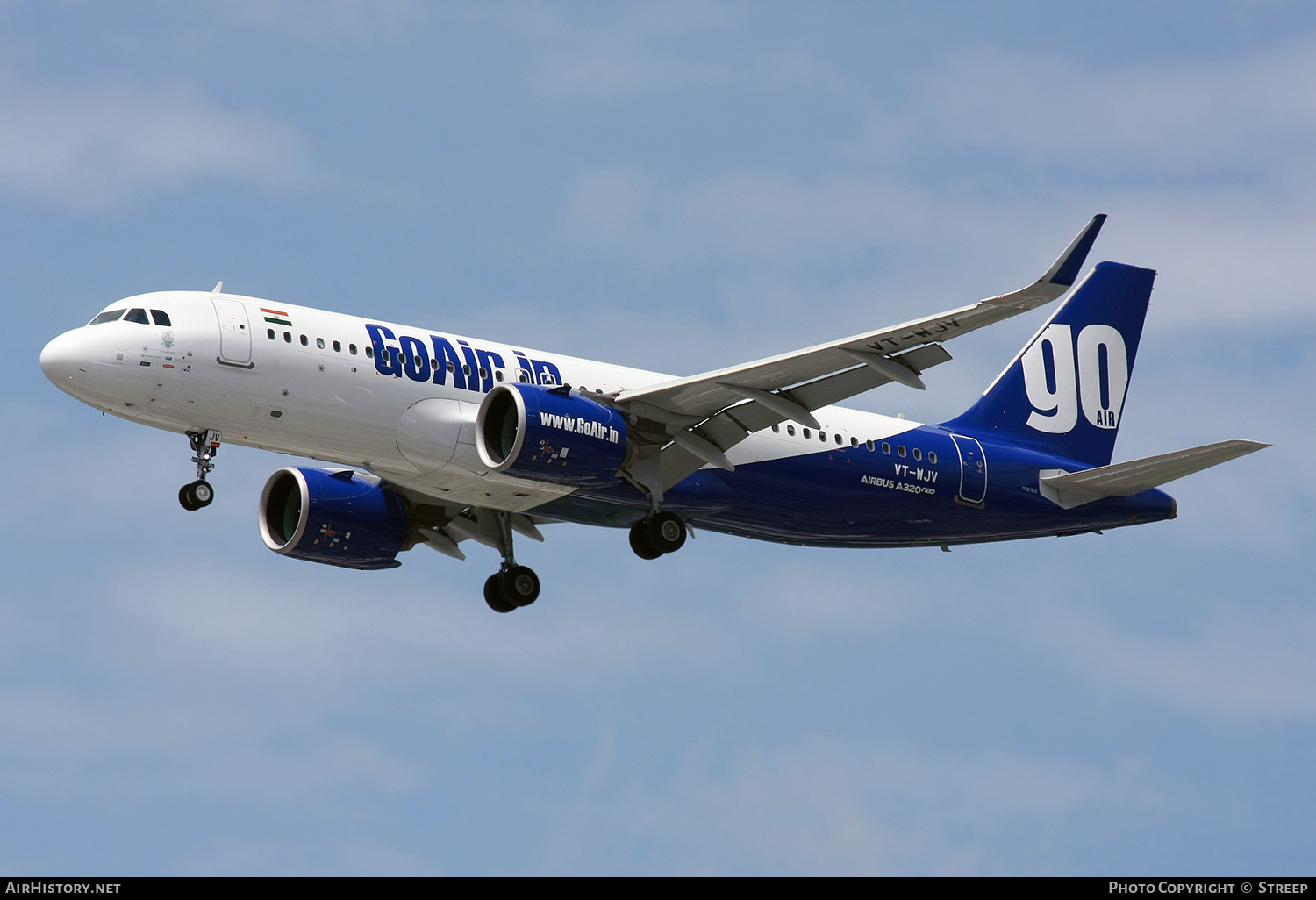 Aircraft Photo of VT-WJV | Airbus A320-271N | GoAir | AirHistory.net #506353